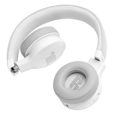 JBL LIVE 400BT, On-Ear Wireless Headphones, White